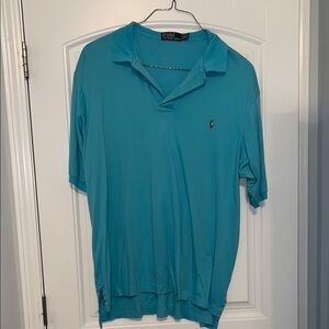 Polo by Ralph Lauren Blue Polo Shirt with Classic Collar Sz 2XLT